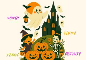 Strašidelný rej masek